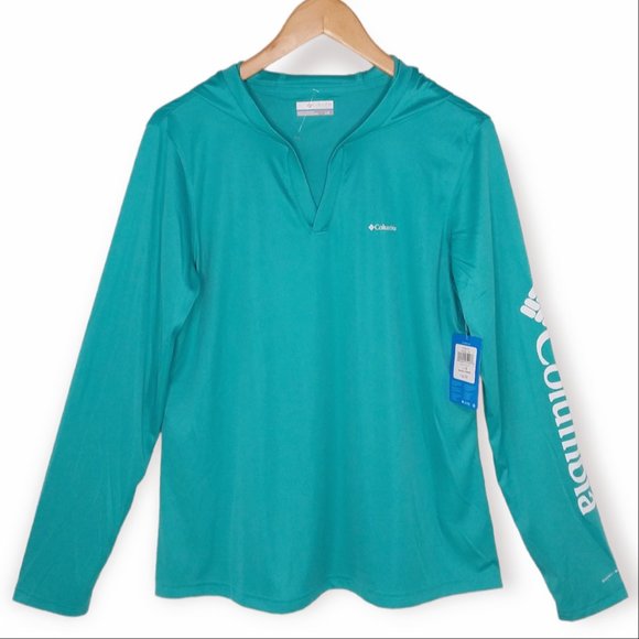Columbia Tops - NWT Columbia Rapid Creek Hoodie Size Large UPF 50 Sun Protection Hiking Beach